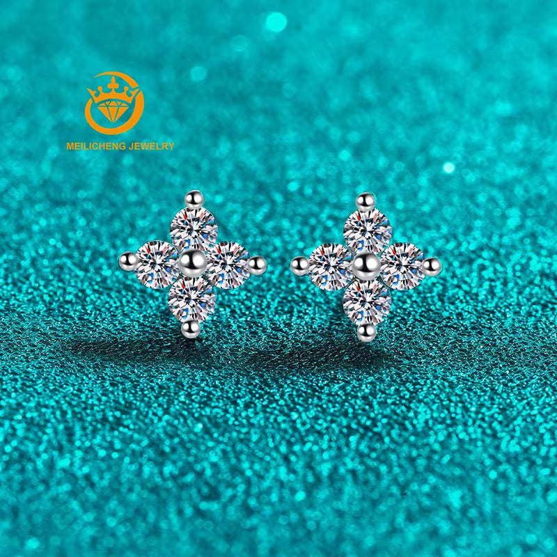 LuxeGlow .8 ct Moissanite Earring Studs