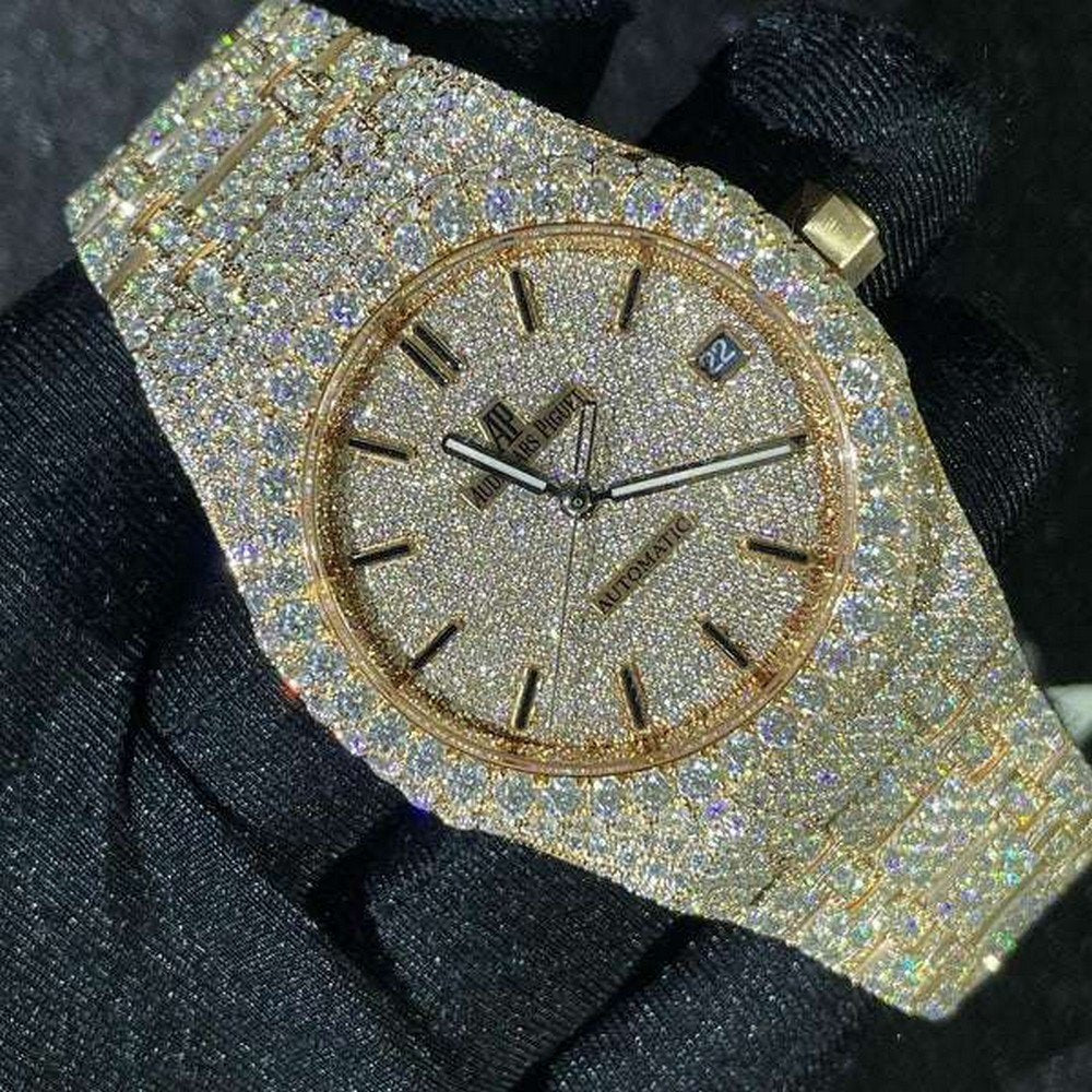 AP Royal Oak Moissanite watch