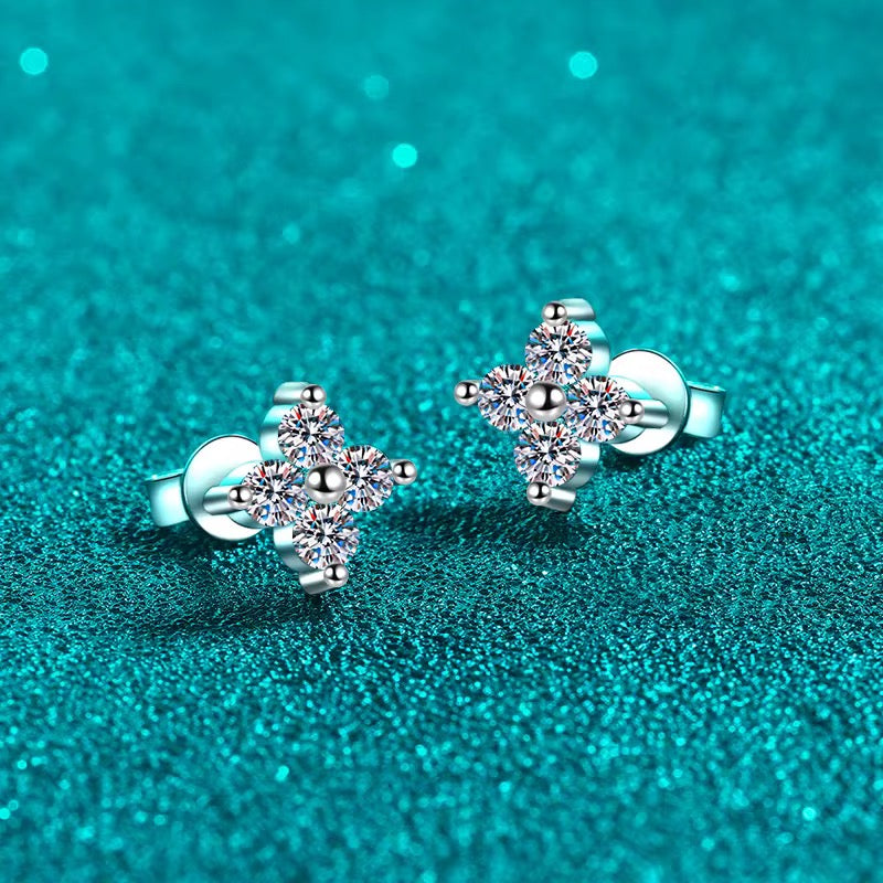 LuxeGlow .8 ct Moissanite Earring Studs