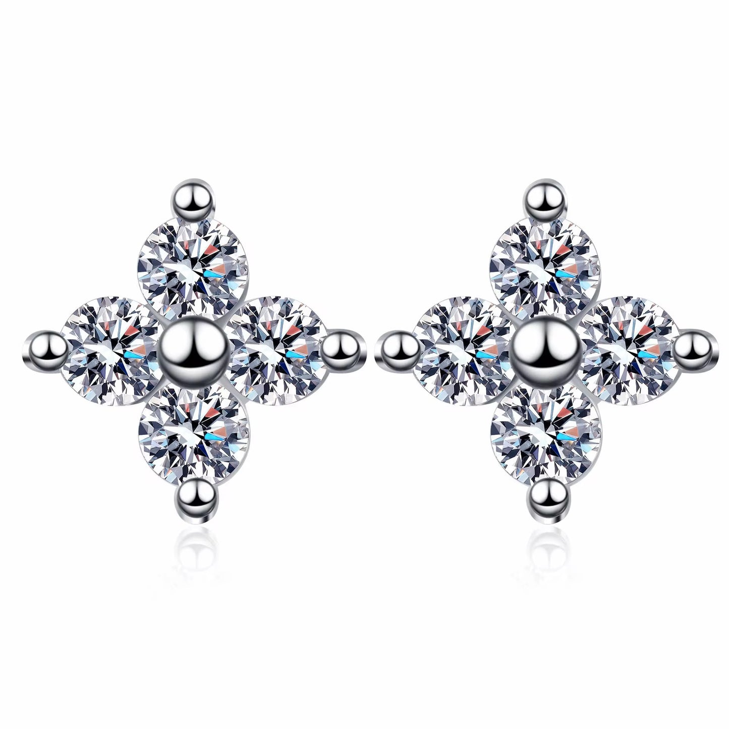 LuxeGlow .8 ct Moissanite Earring Studs