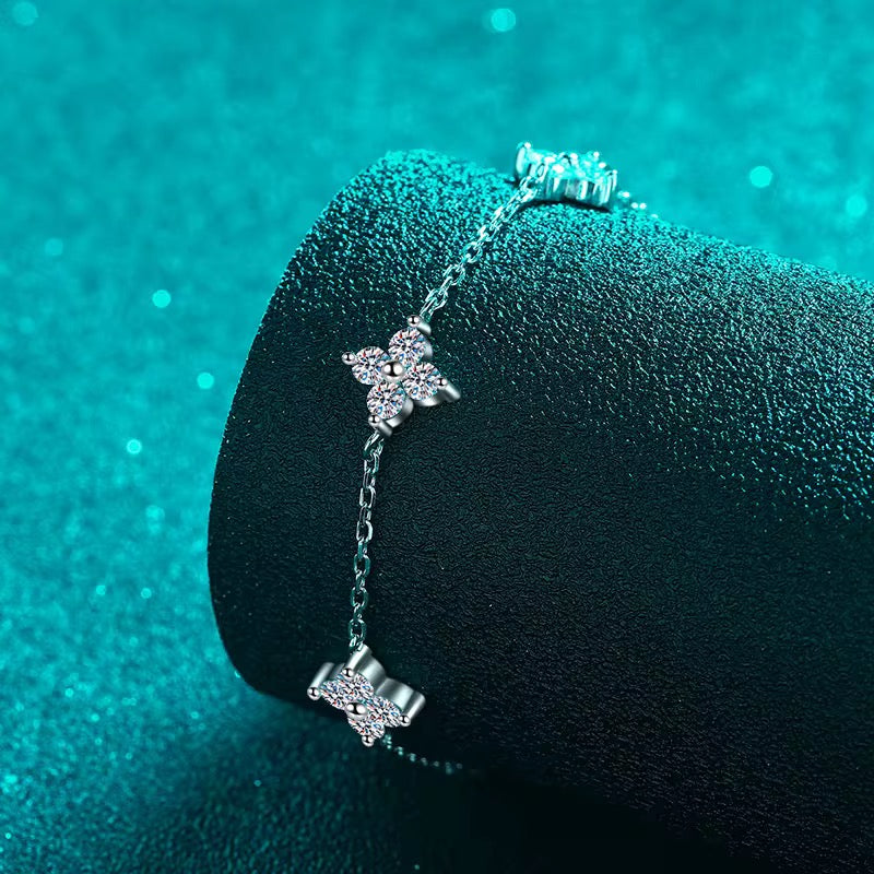 Celeste Floral Moissanite Bracelet