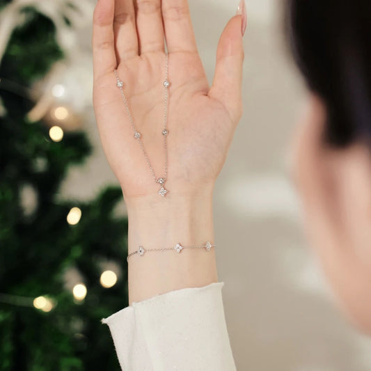 Celeste Floral Moissanite Bracelet