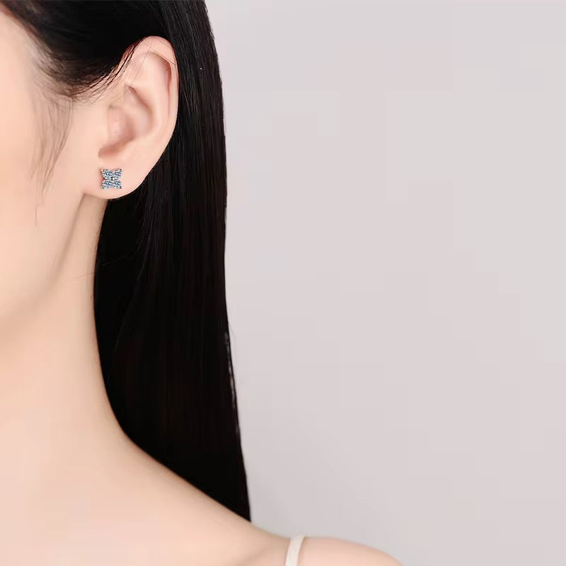 LuxeGlow .8 ct Moissanite Earring Studs