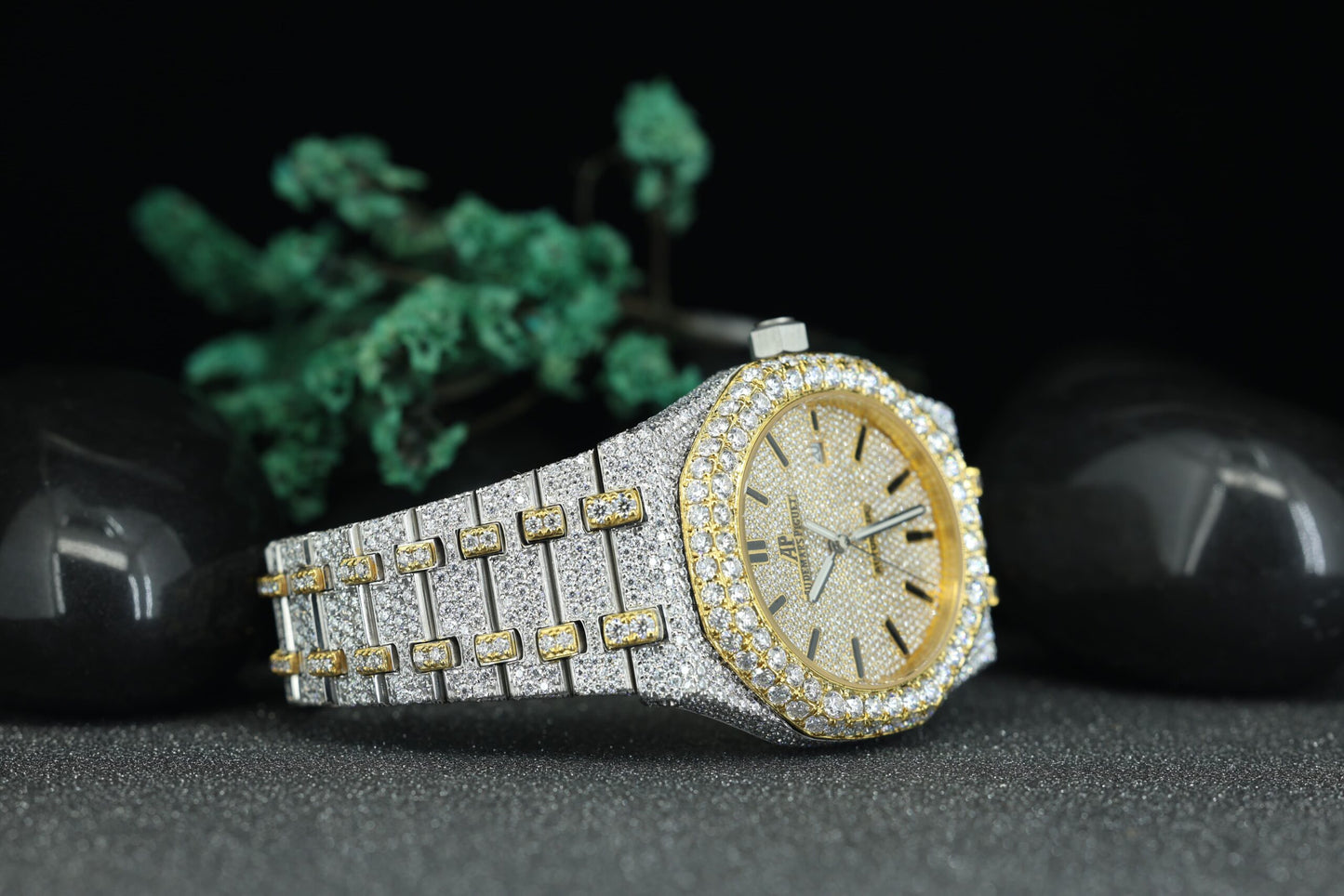 AP Royal Oak Moissanite watch