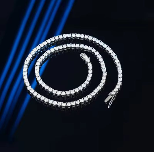 Eternity Moissanite Tennis Necklace