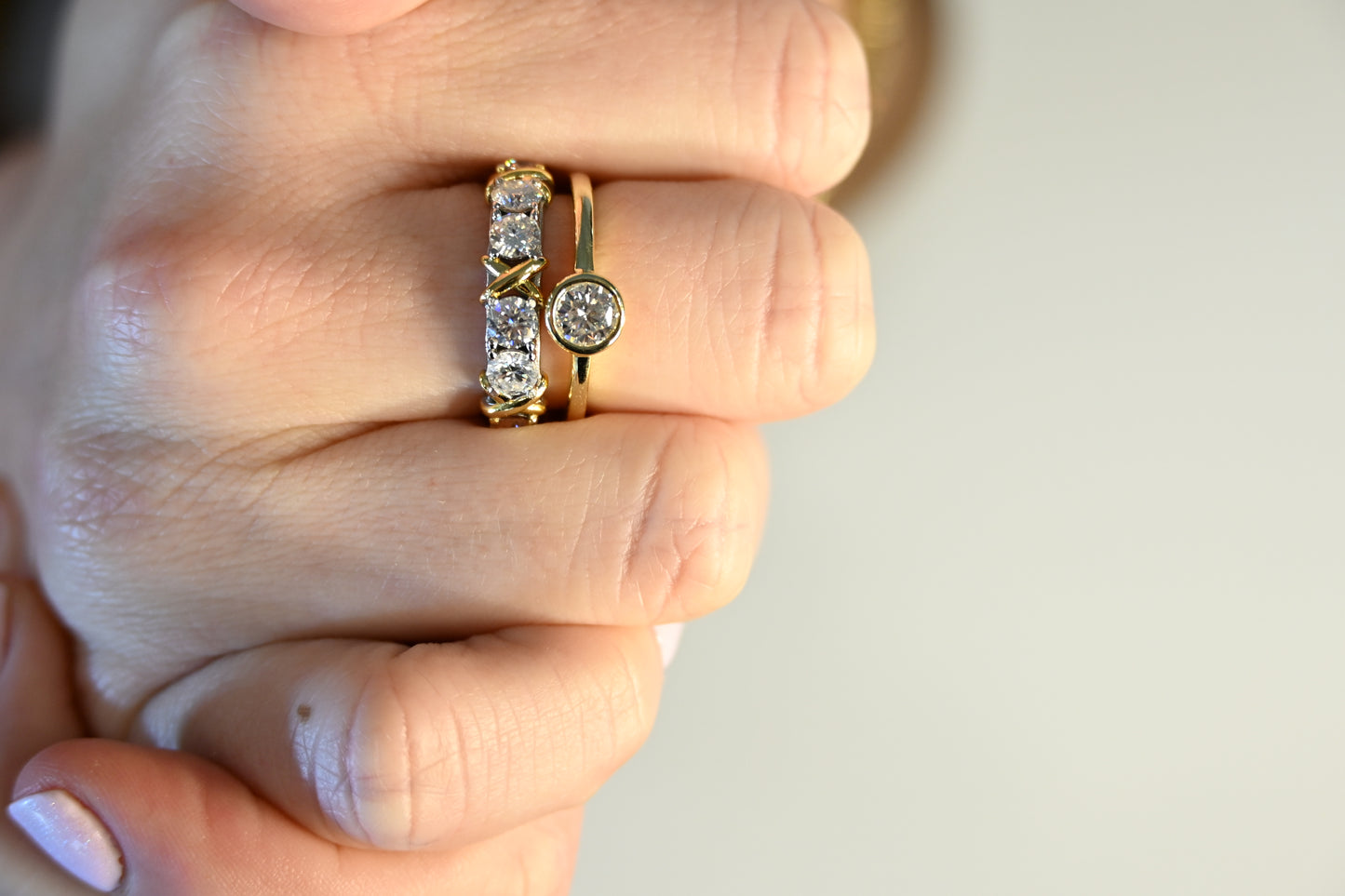 Harmony Moissanite Eternity Ring