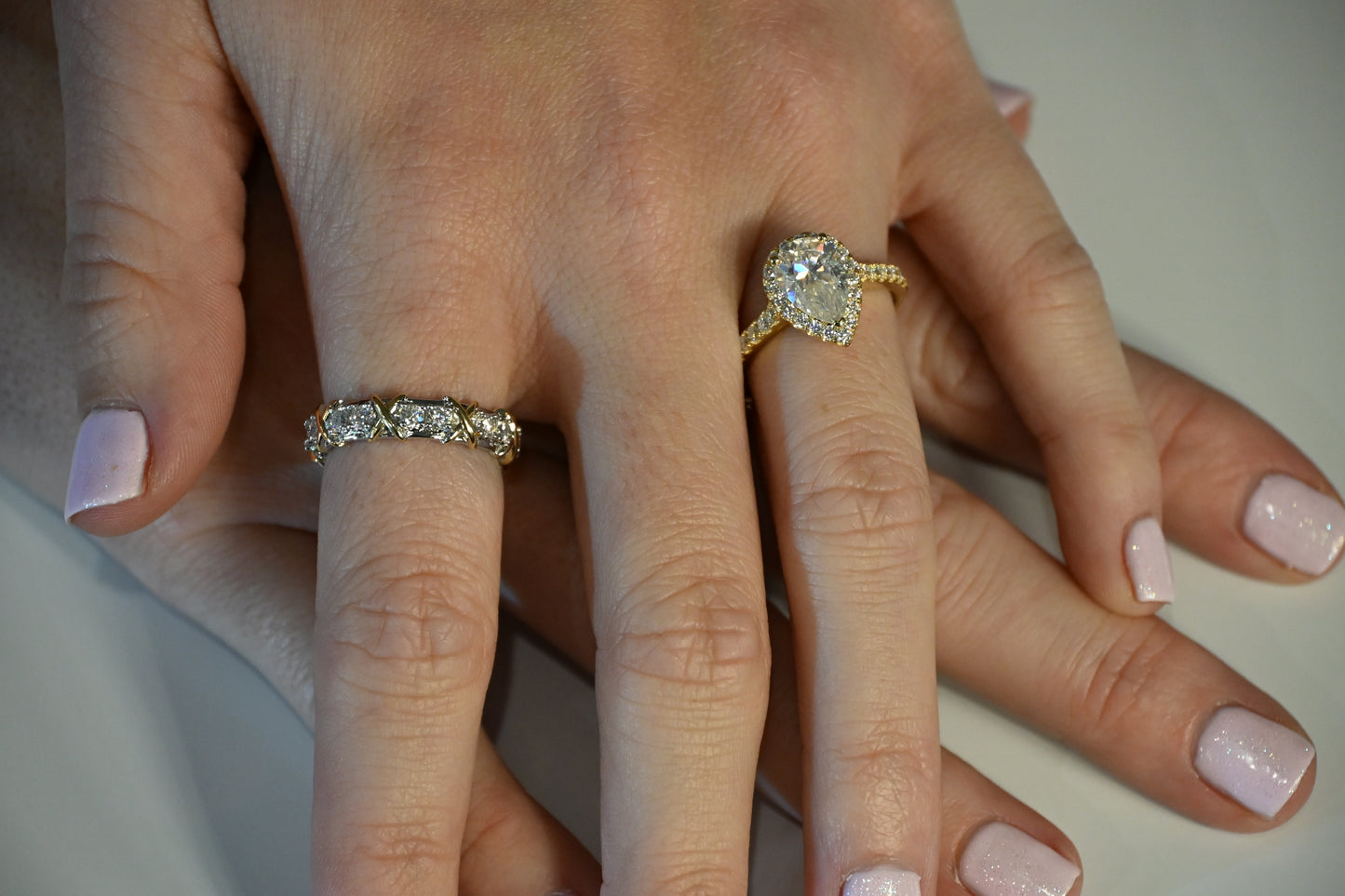 Harmony Moissanite Eternity Ring