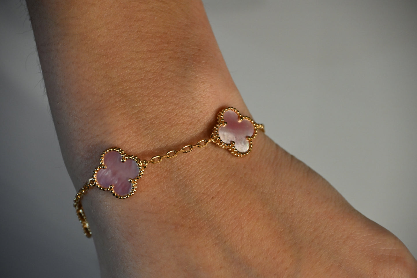 Pink Clover Alhambra Bracelet