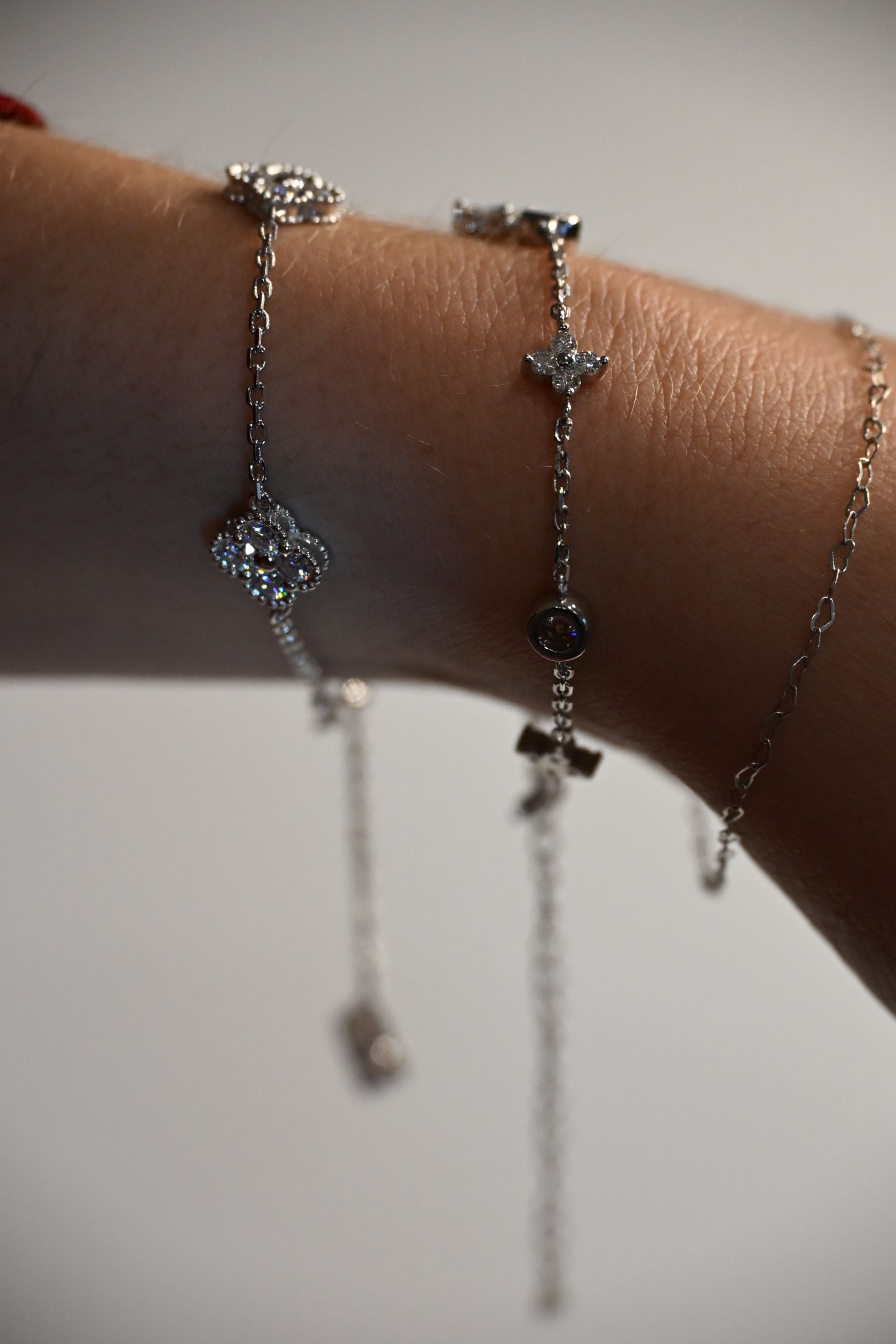Élodie Moissanite Clover Bracelet