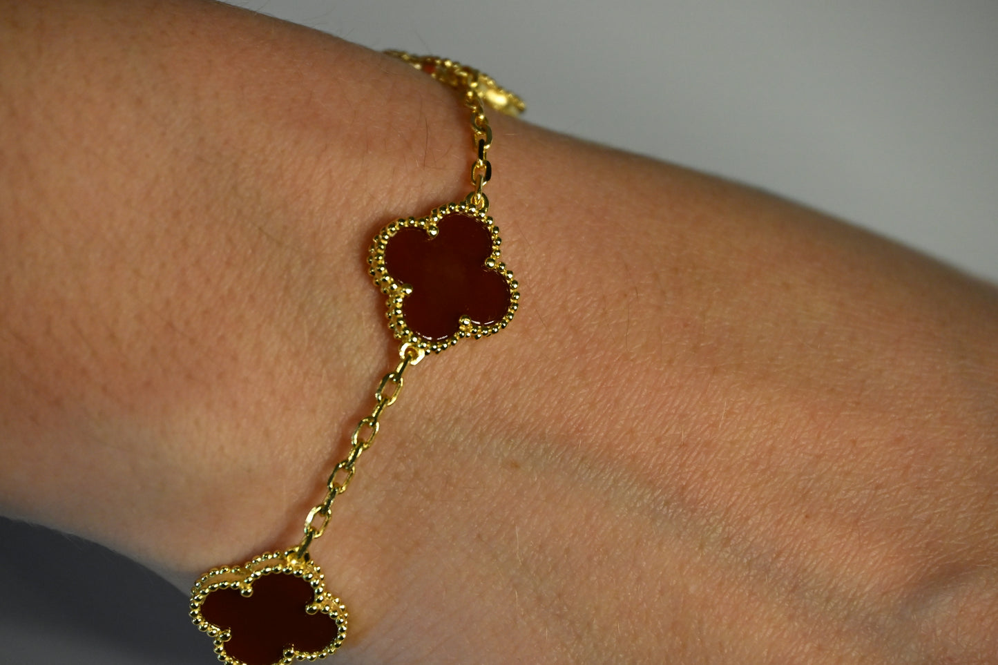 Red Clover Alhambra Bracelet