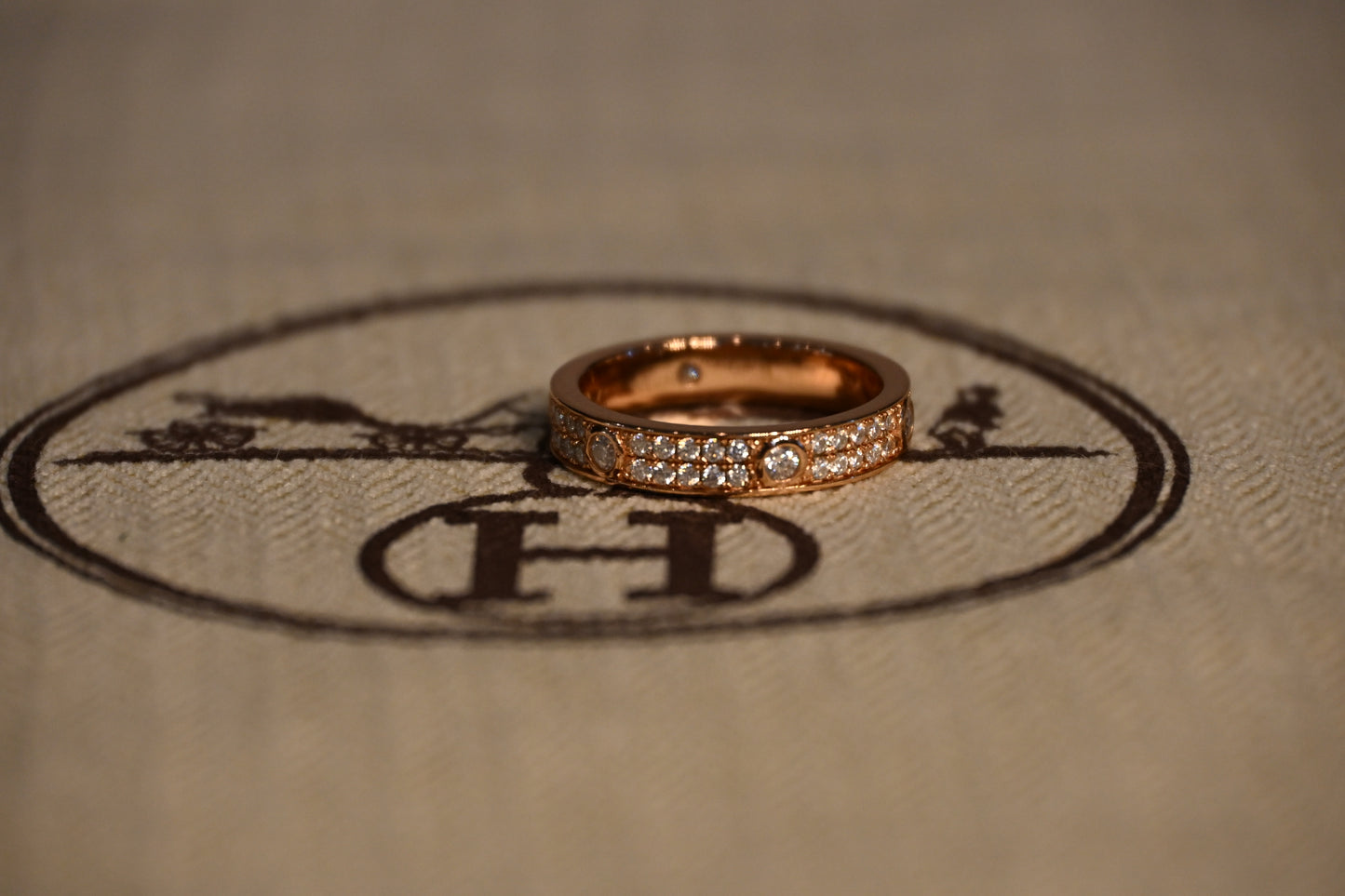 Lumiere Stacking Moissanite Ring