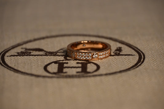Lumiere Stacking Moissanite Ring