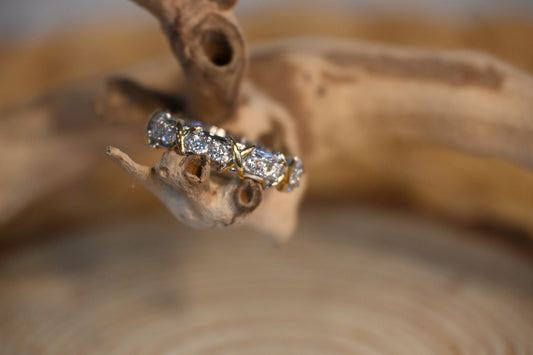 Harmony Moissanite Eternity Ring
