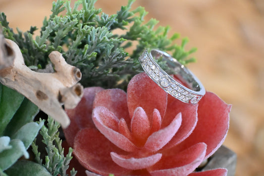 Lumiere Stacking Moissanite Ring