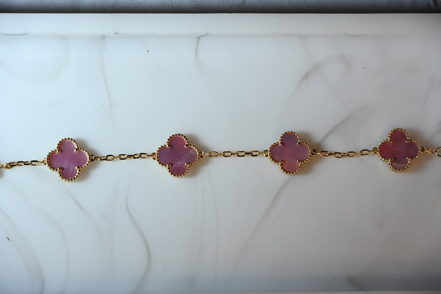 Pink Clover Alhambra Bracelet