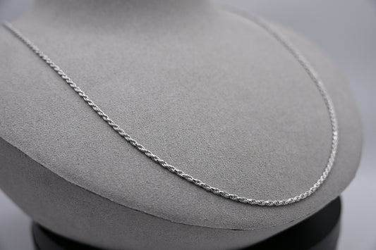 Monroe Diamond-Cut Rope Chain Necklace – 1.7mm