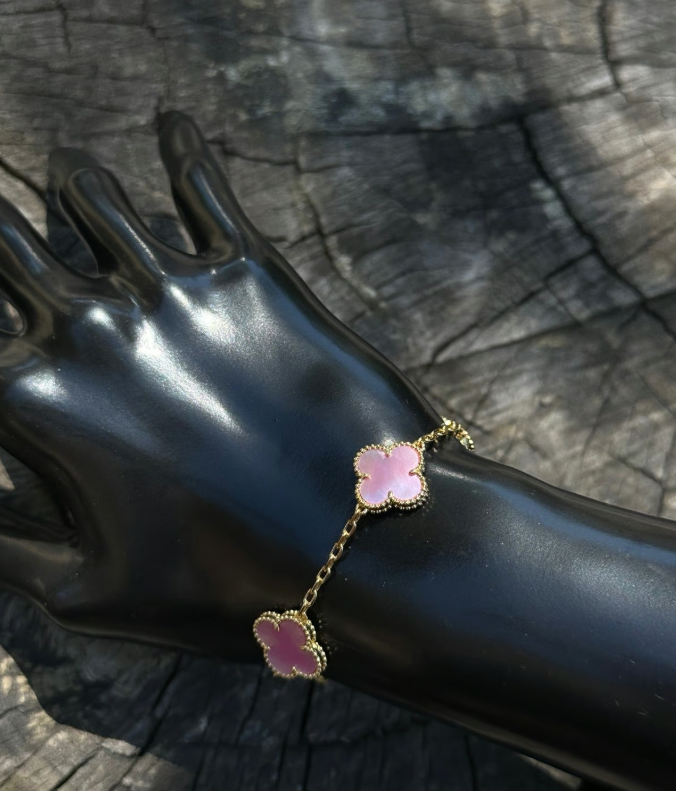 Pink Clover Alhambra Bracelet