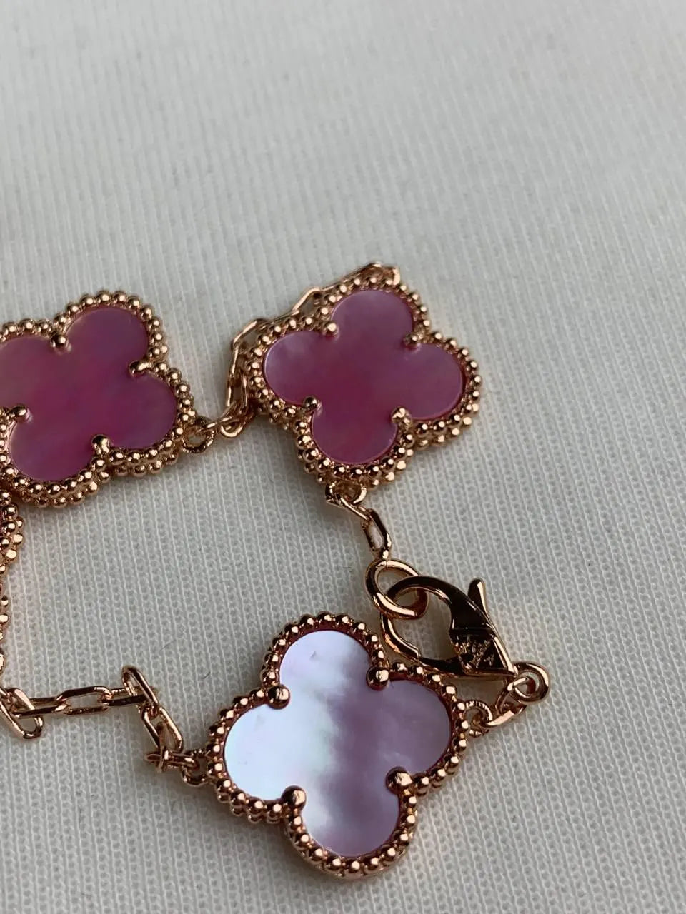 Pink Clover Alhambra Bracelet