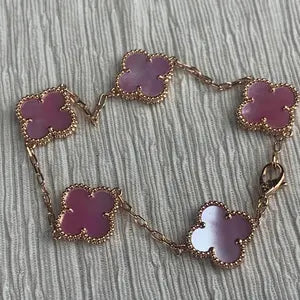 Pink Clover Alhambra Bracelet