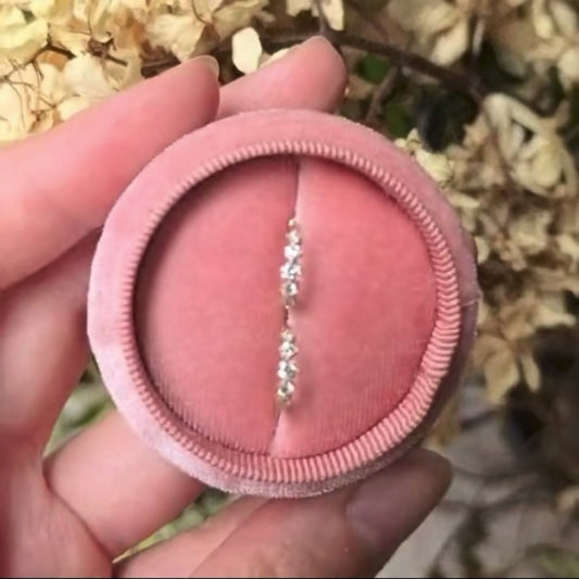 Progressive Hoop Lab Diamond Earrings