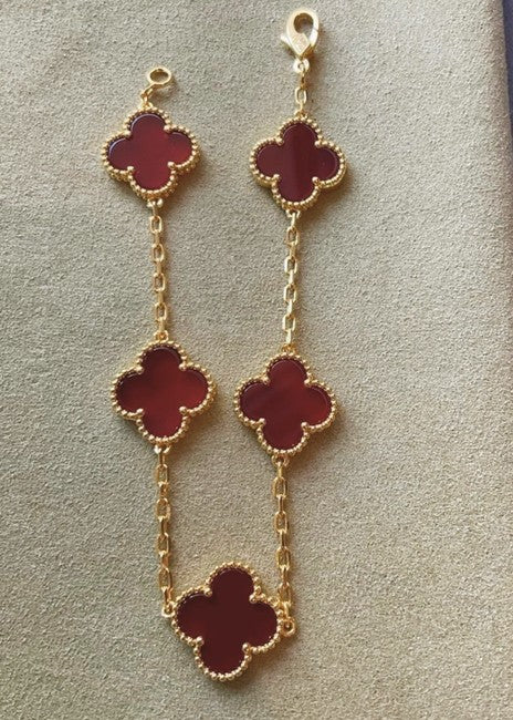 Red Clover Alhambra Bracelet