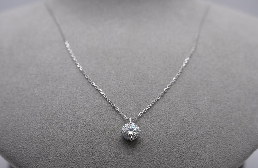 ✨ The Starlight 1.00ct Moissanite Solitaire Necklace ✨