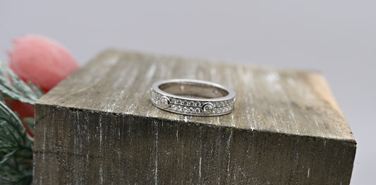 Lumiere Stacking Moissanite Ring