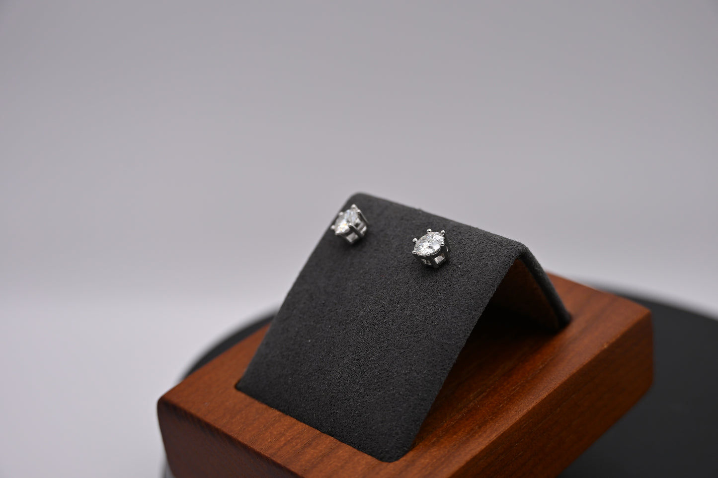 Classic Solis Six-Prong Moissanite Stud Earrings (1 CTTW)