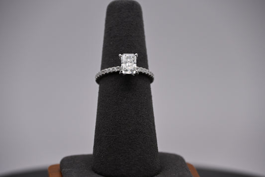 Radiant Eternity 1CT Engagement Ring