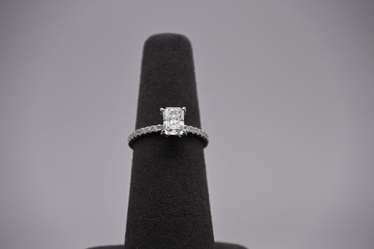 Radiant Eternity 1CT Engagement Ring